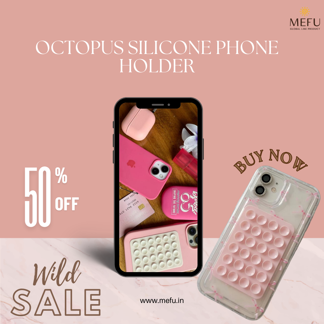 Octopus Silicone Suction Phone Holder