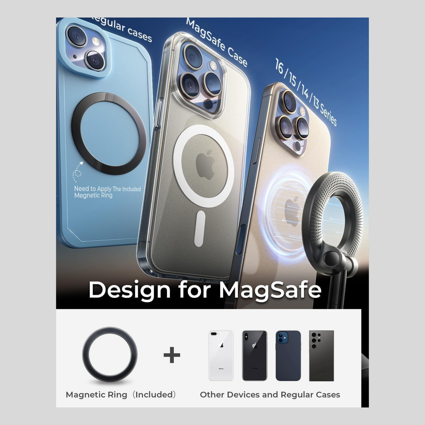 Vacuum Suction Magnetic Phone Holder