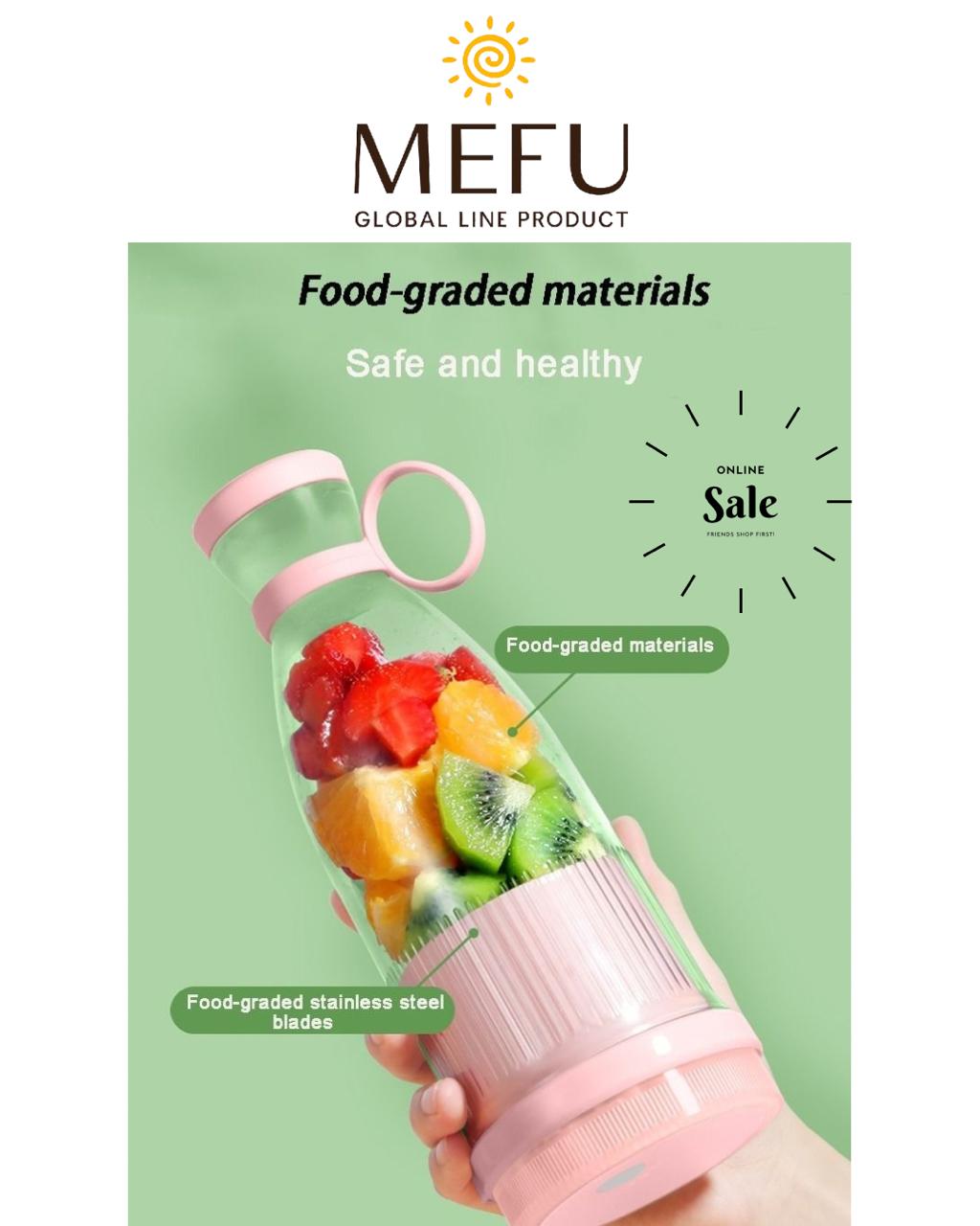Portable Mini Juice Blender