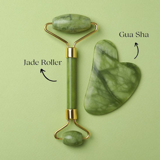 MEFU Jade Roller & Gua Sha Set